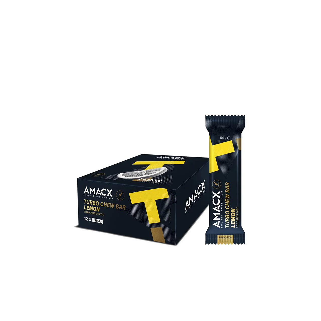 Amacx turbo chew bar citron x12