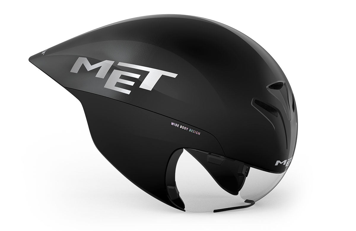 Casque MET done wide body II NOIR