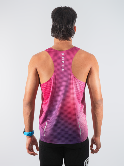 Débardeur course à pied Purpose Hypermesh PRO Plus homme rose