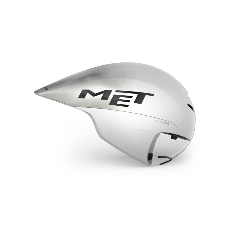 Casque MET done wide body II BLANC
