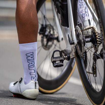 Chaussettes bike SPORCKS WATTS blanche