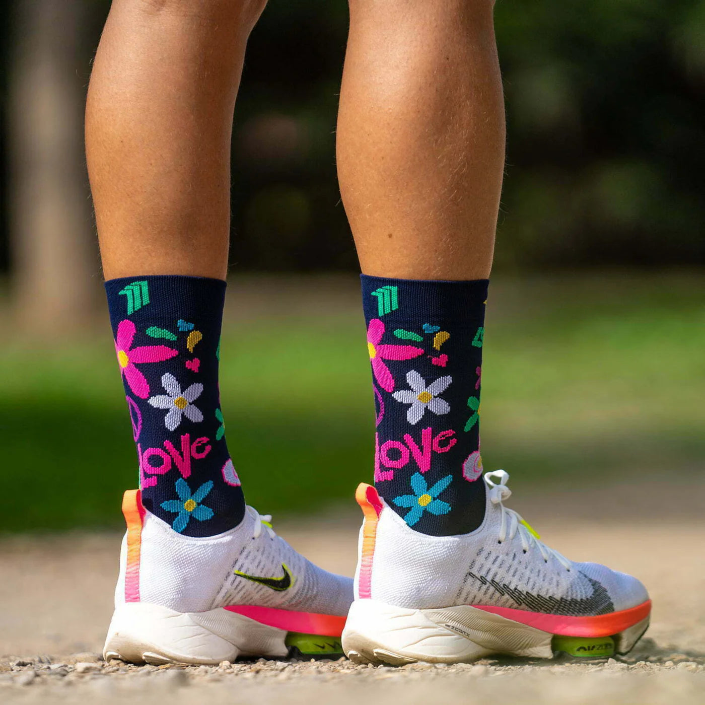 Chaussettes running SPORCKS peace and love