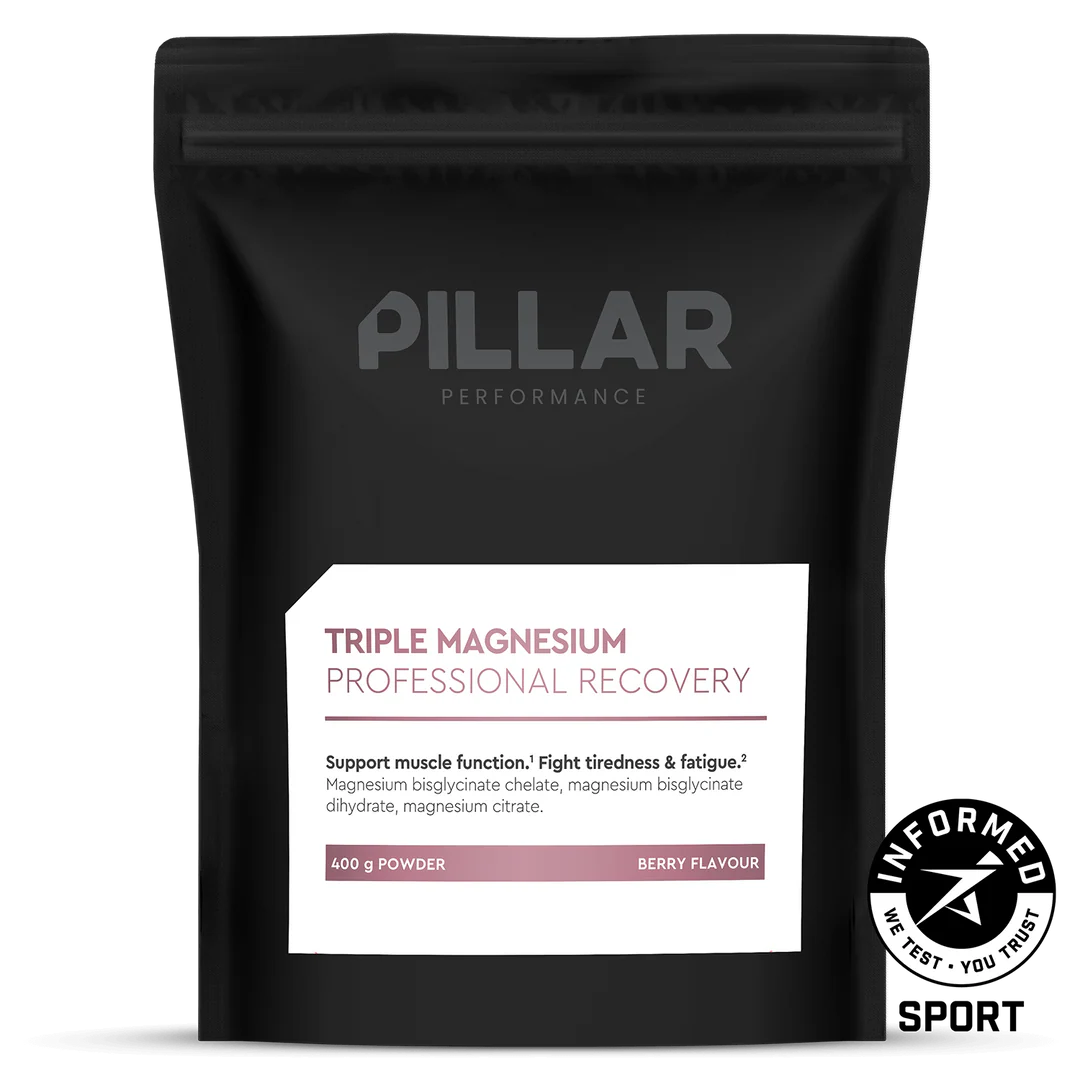 Pillar triple magnesium poudre fruits rouges 400g