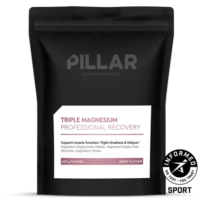 Pillar triple magnesium poudre fruits rouges 400g