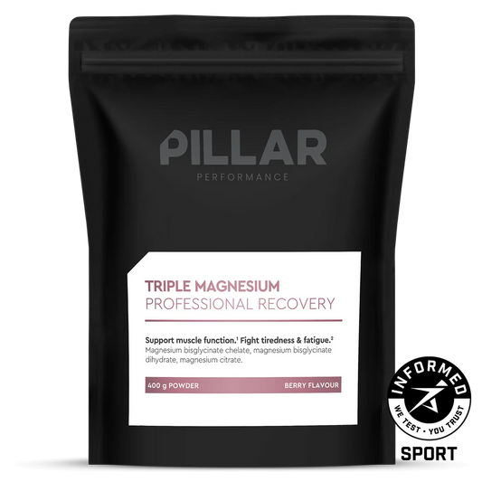 Pillar triple magnesium poudre fruits rouges 400g