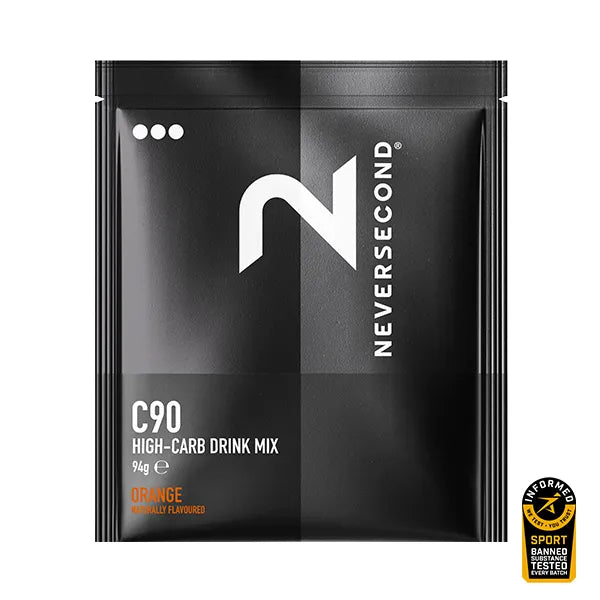 Boisson d'effort Neversecond C90 orange