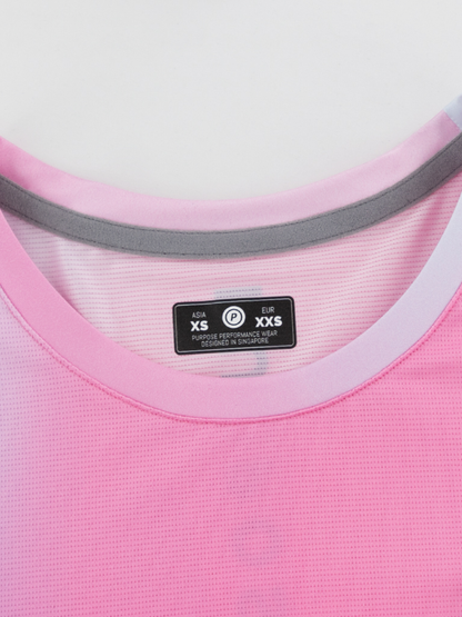 T-shirt running manches longues femme Purpose Hypermesh ELITE rose – vue 5