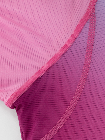 T-shirt running manches longues femme Purpose Hypermesh ELITE rose – vue 8