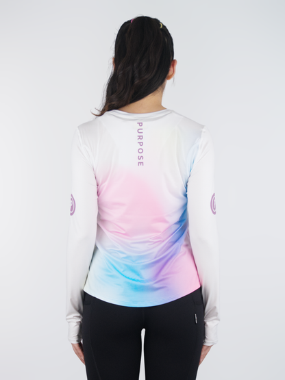 Purpose- T-shirt manche longue femme Hypermesh