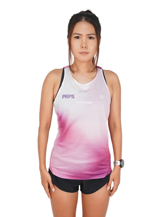 Débardeur de course à pied femme Purpose Borealis  Hypermesh PRO rose