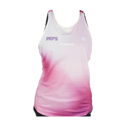 Débardeur running femme Purpose Hypermesh PRO rose – produit seul sur fond blanc