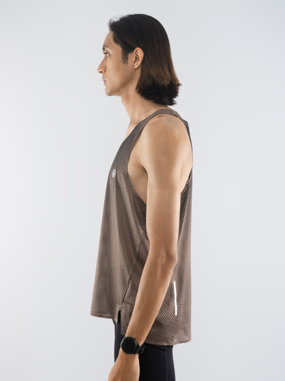 Débardeur running homme Purpose Hypermesh PRO+ terracotta