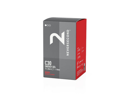 PACK 12 Gels C30 Neversecond fruits rouges