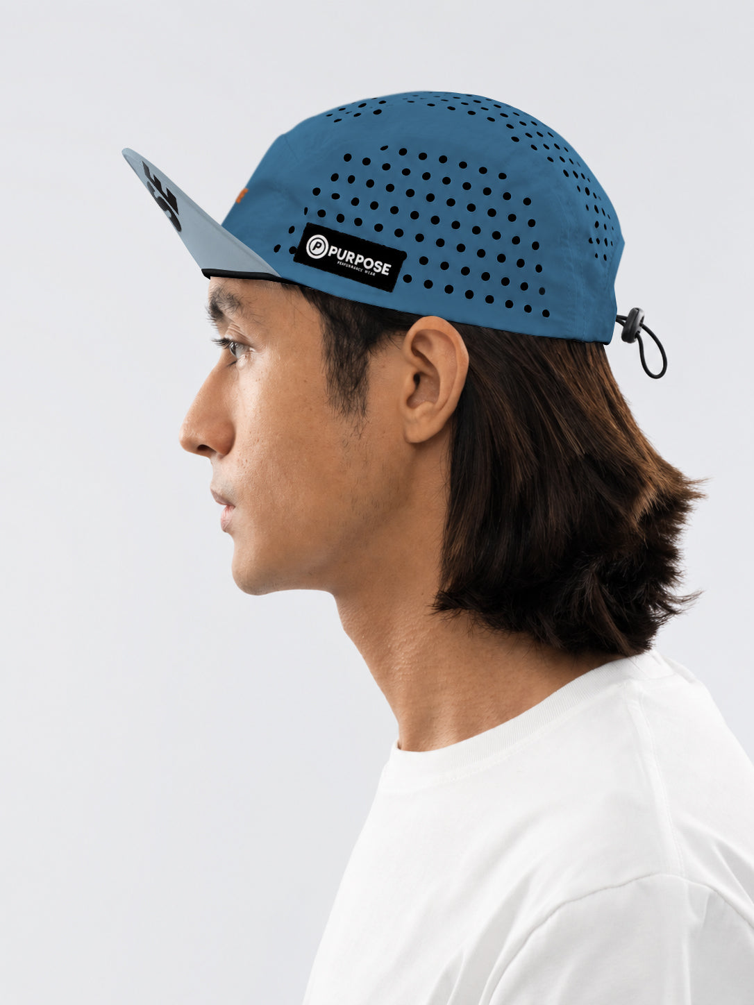 Casquette re:PURPOSE bleu océan – vue 4