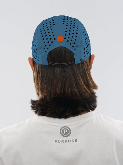 Casquette re:PURPOSE bleu océan – vue 5