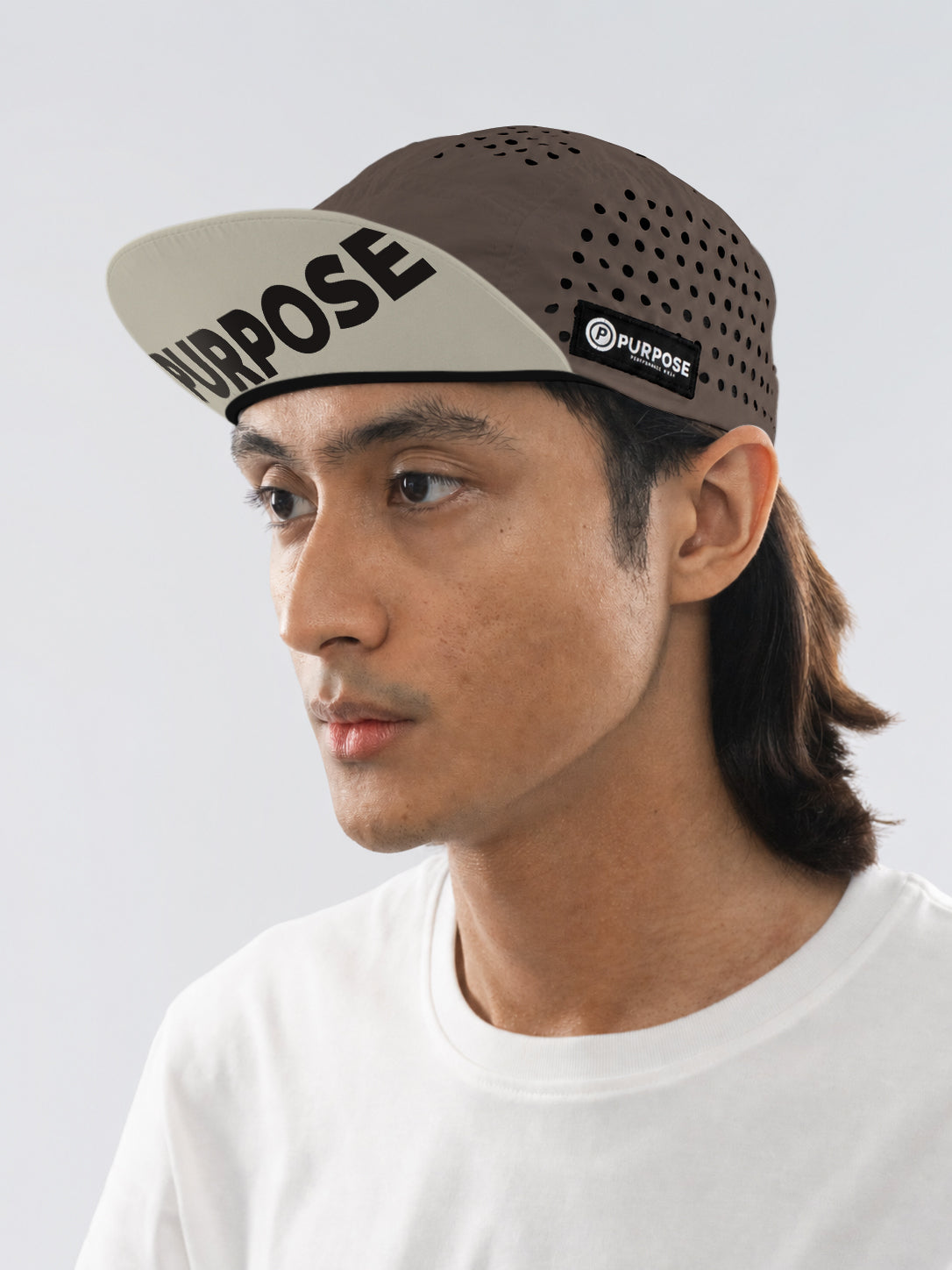 Casquette re:PURPOSE terracotta – vue 3