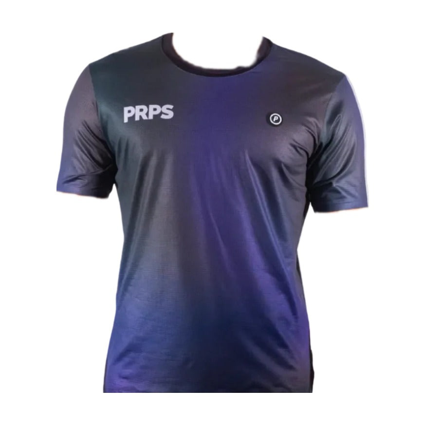T-shirt running homme Purpose Hypermesh ELITE violet – produit seul sur fond blanc